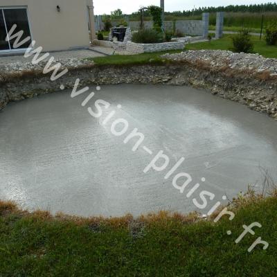 béton fibré pour piscine