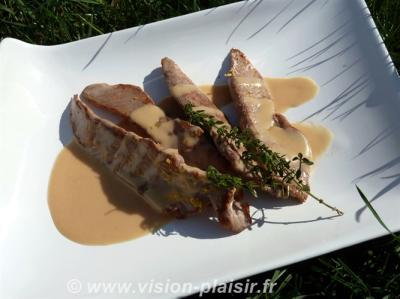 Aiguillettes de canard citron