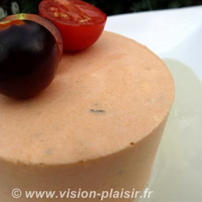 Bavarois de tomates