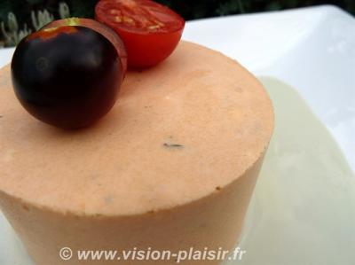 Bavarois de tomates