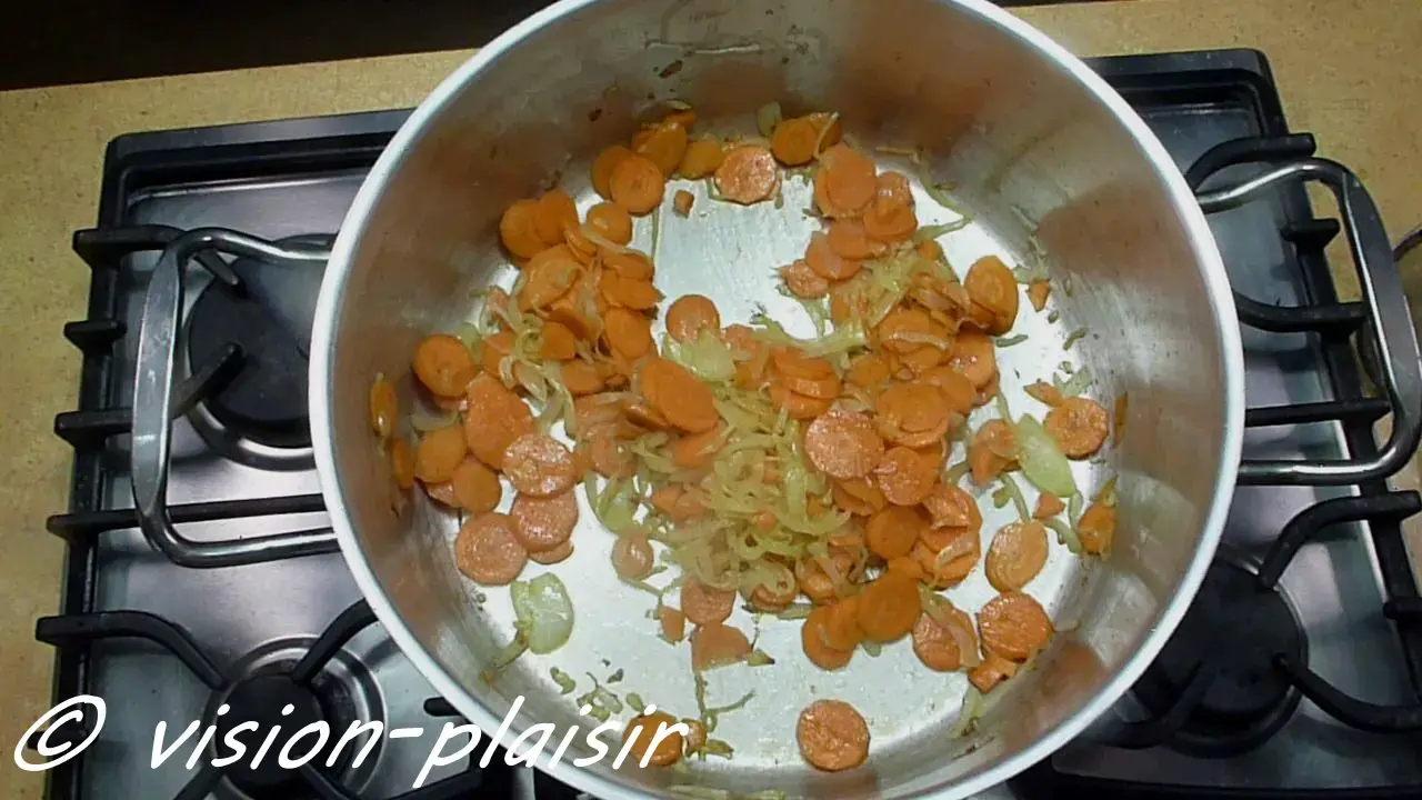 Blanquette de poulet suer carottes