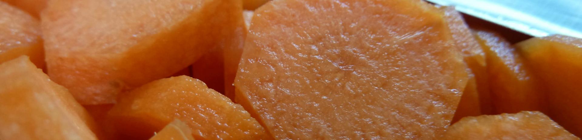Carottes glacees a la moutarde