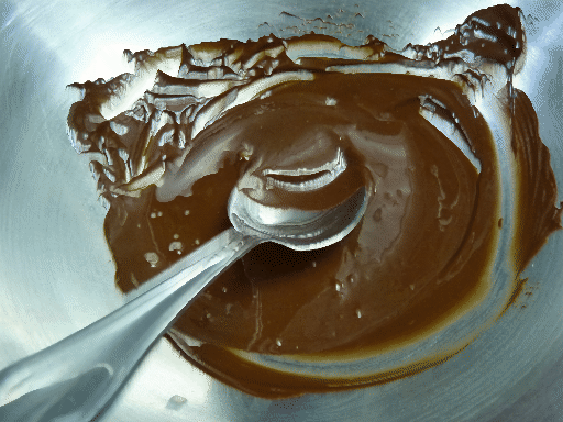 Chocolat noir fondu