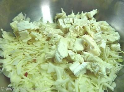 Chou blanc rapee