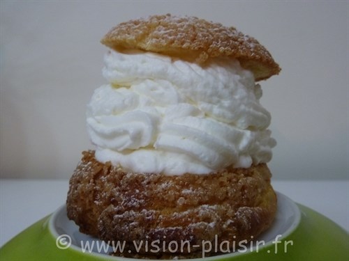 blog de vision-plaisir pâtisserie ►Les choux craquelin à la chantilly◄