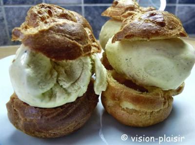 Choux et glace vanille
