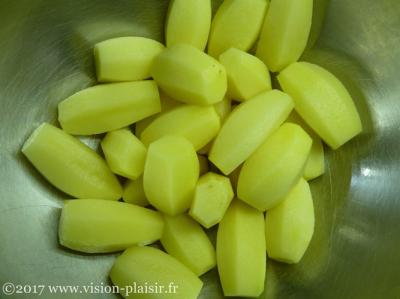 Cocotte pommes tournees