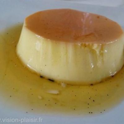 Creme caramel frais