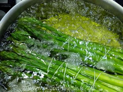 Cuire asperges vertes