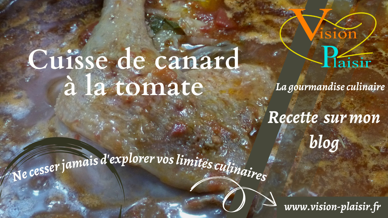 Cuisse de canard a la tomate