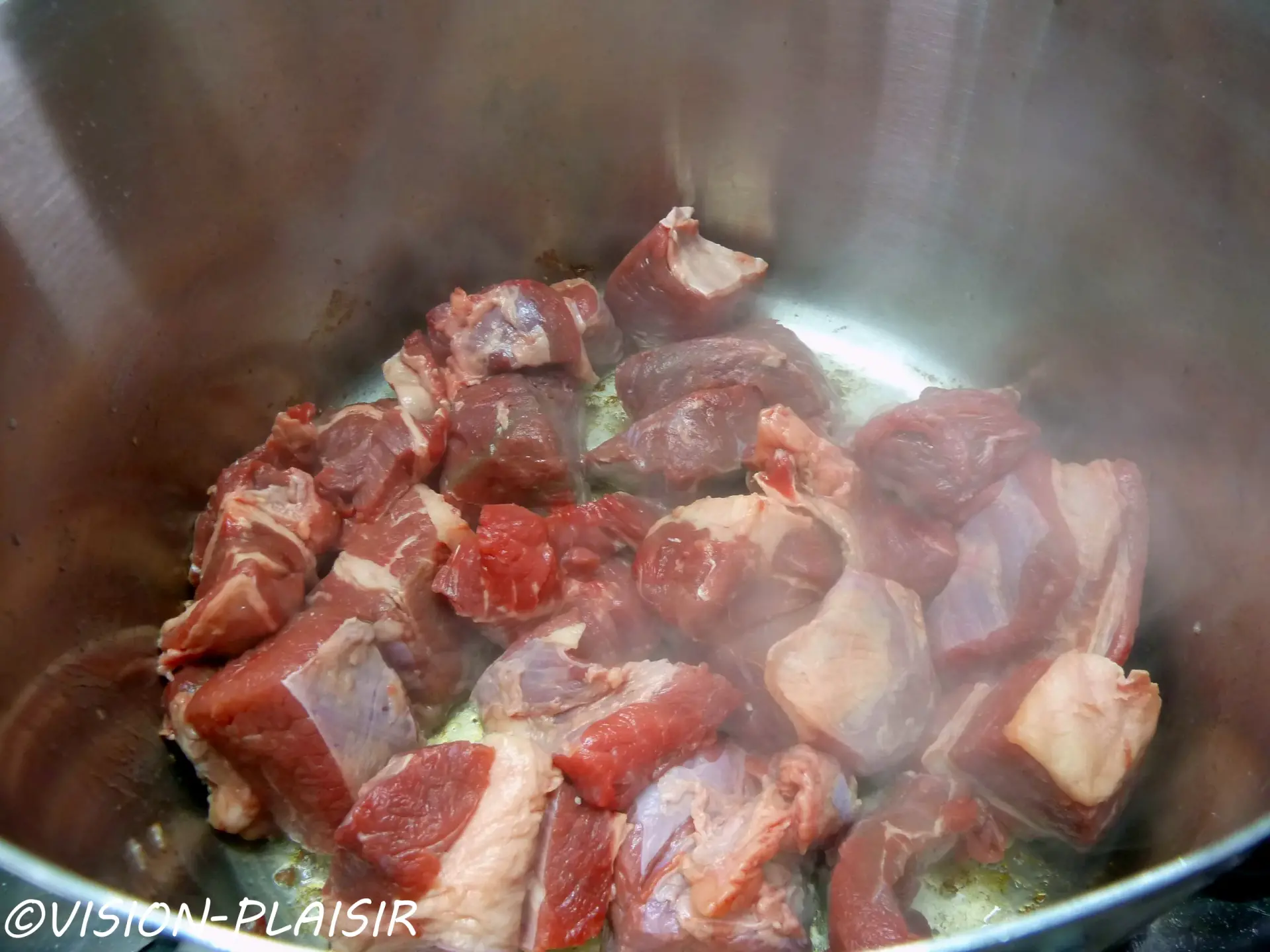 Cuisson boeuf bourguignon resultat