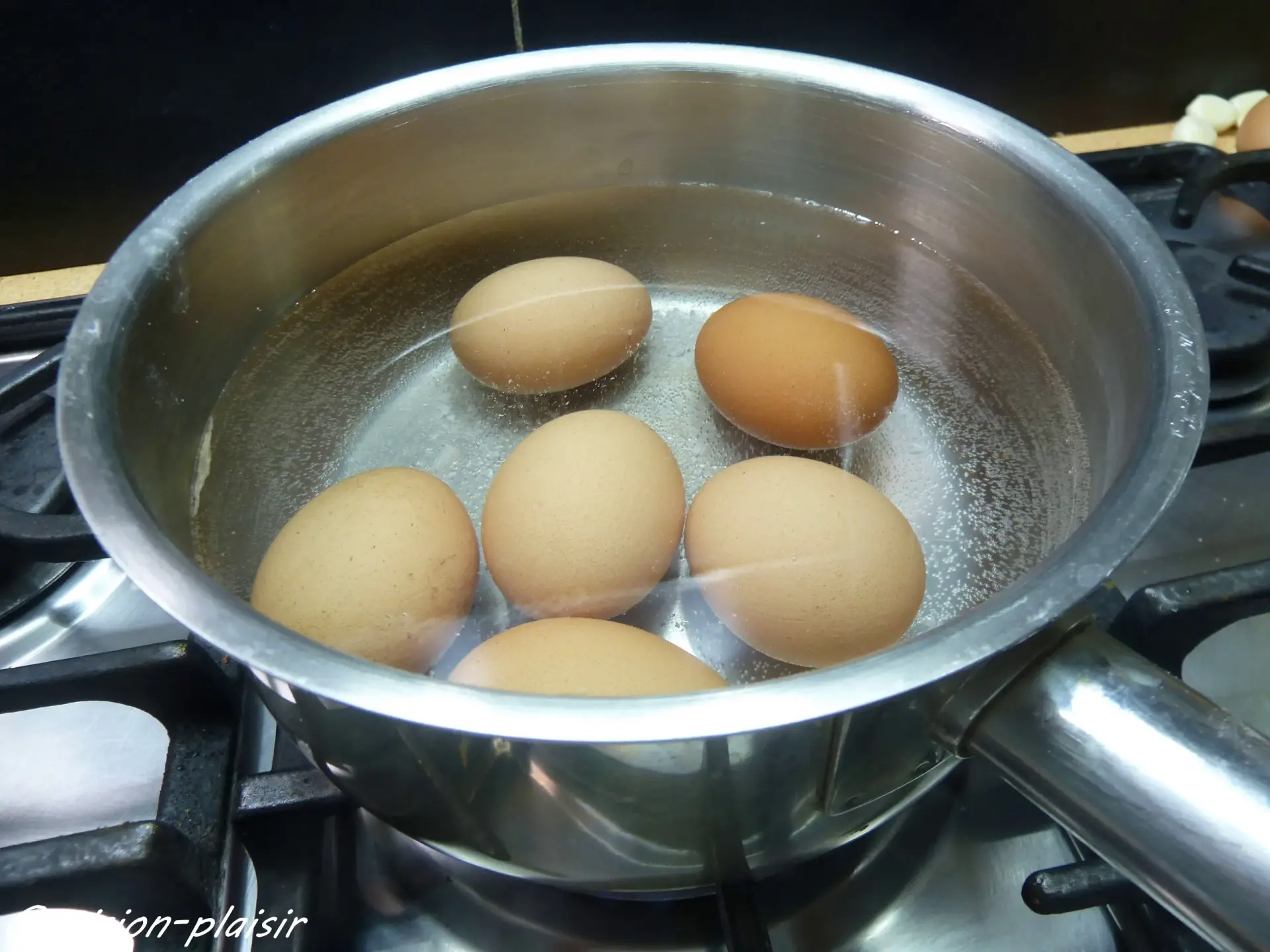 Cuisson des ecaler oeufs durs