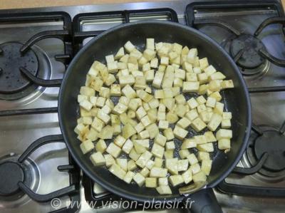 Cuisson du celeri rave