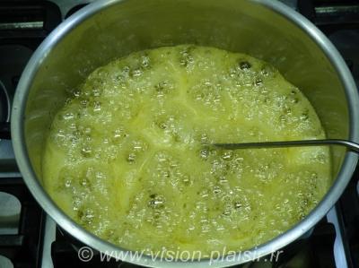 Cuisson du miel