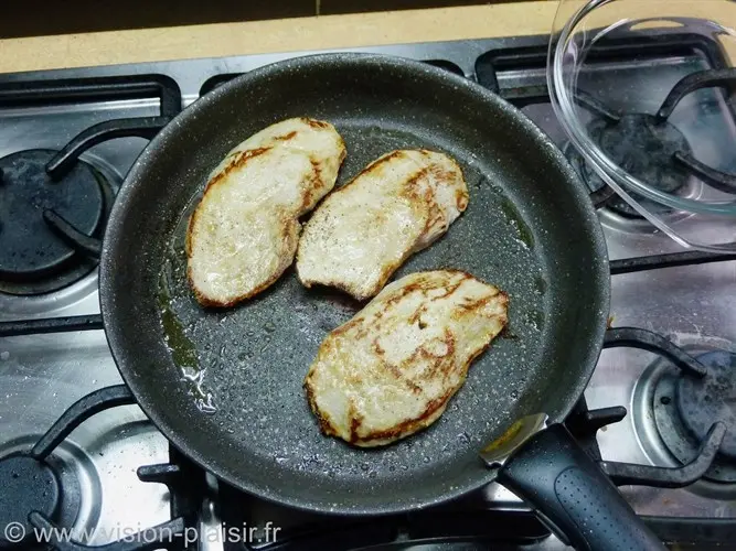 Cuisson escalope de veau