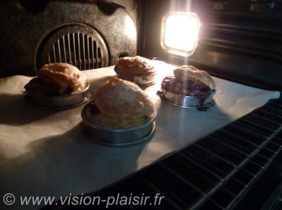Cuisson mini tourtes desserts