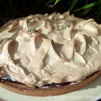 Cuisson tarte chocolat meringue