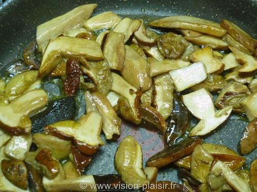 Des cepes surgeles
