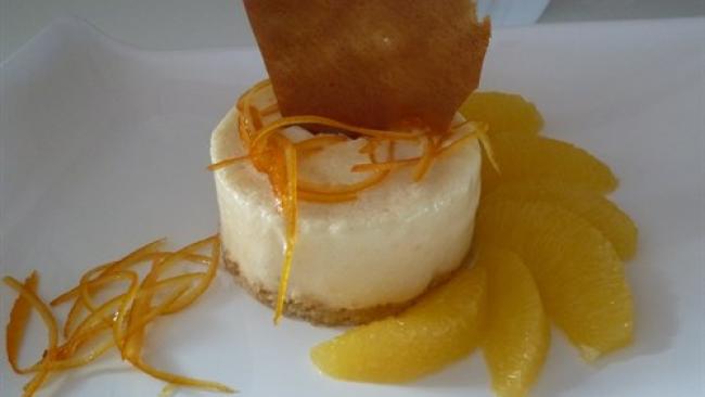 Parfait Glacé à l'Orange : Fraîcheur Citronnée en Chaque Bouchée