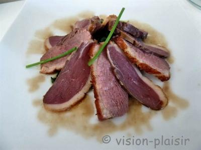 Duo magret de canard fume et roti