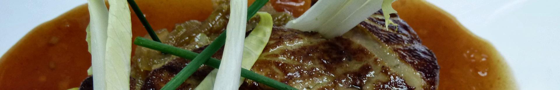 Endives caramelisees et foie gras