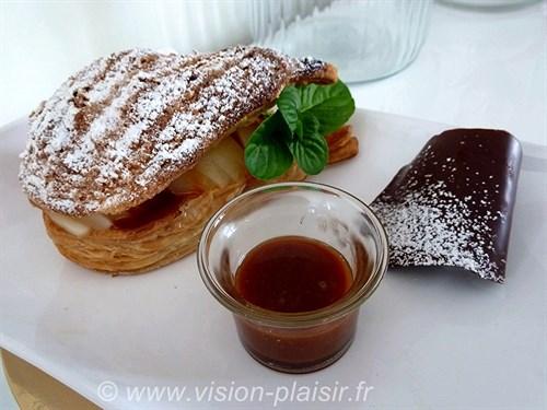 Blog de pâtisserie et mes feuilletés aux poires et caramel