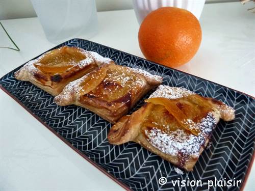 Mes petites réalisations des feuilletés marmelade d'orange