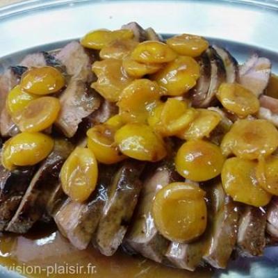 Filet de canard aux mirabelles