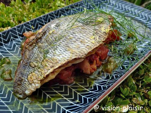 Recette du filet de dorade à la tomate et basilic