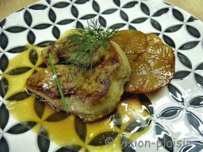 Foie gra statin navets