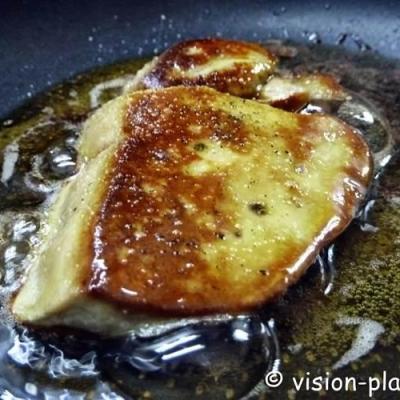 Foie gras cuisson
