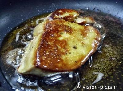 Foie gras cuisson