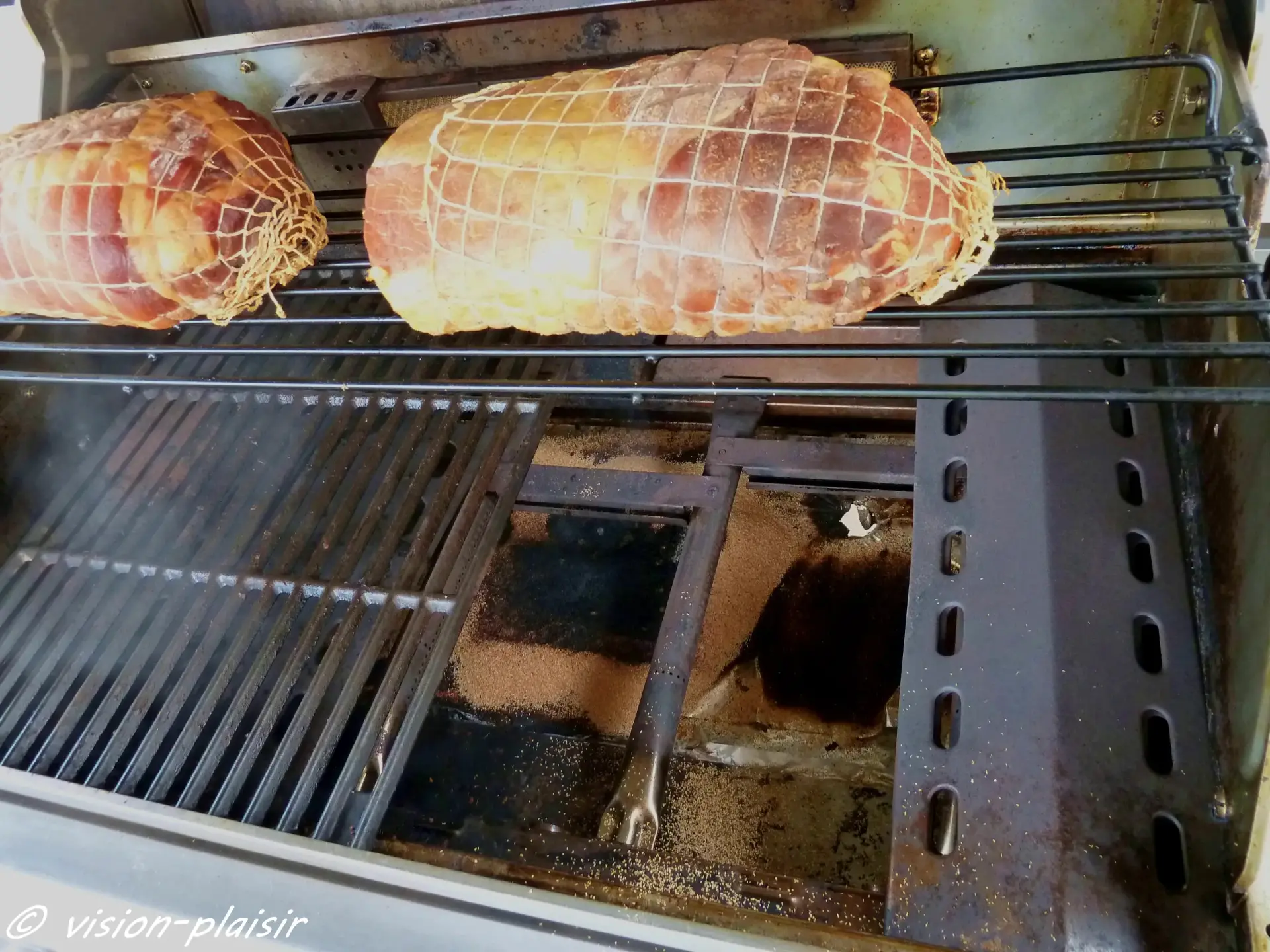 Fumage du roti de porc