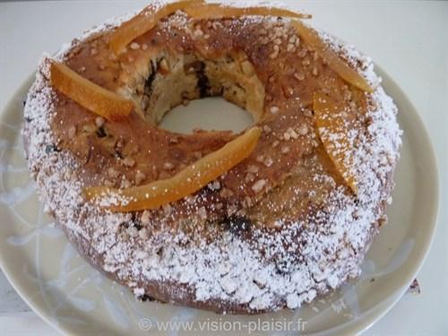 Galette des Rois aux Oranges Confites et Pépites de Chocolat