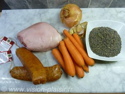 Garniture de lentilles