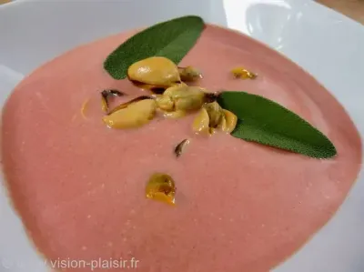 Gaspacho de moules fraiche resultat