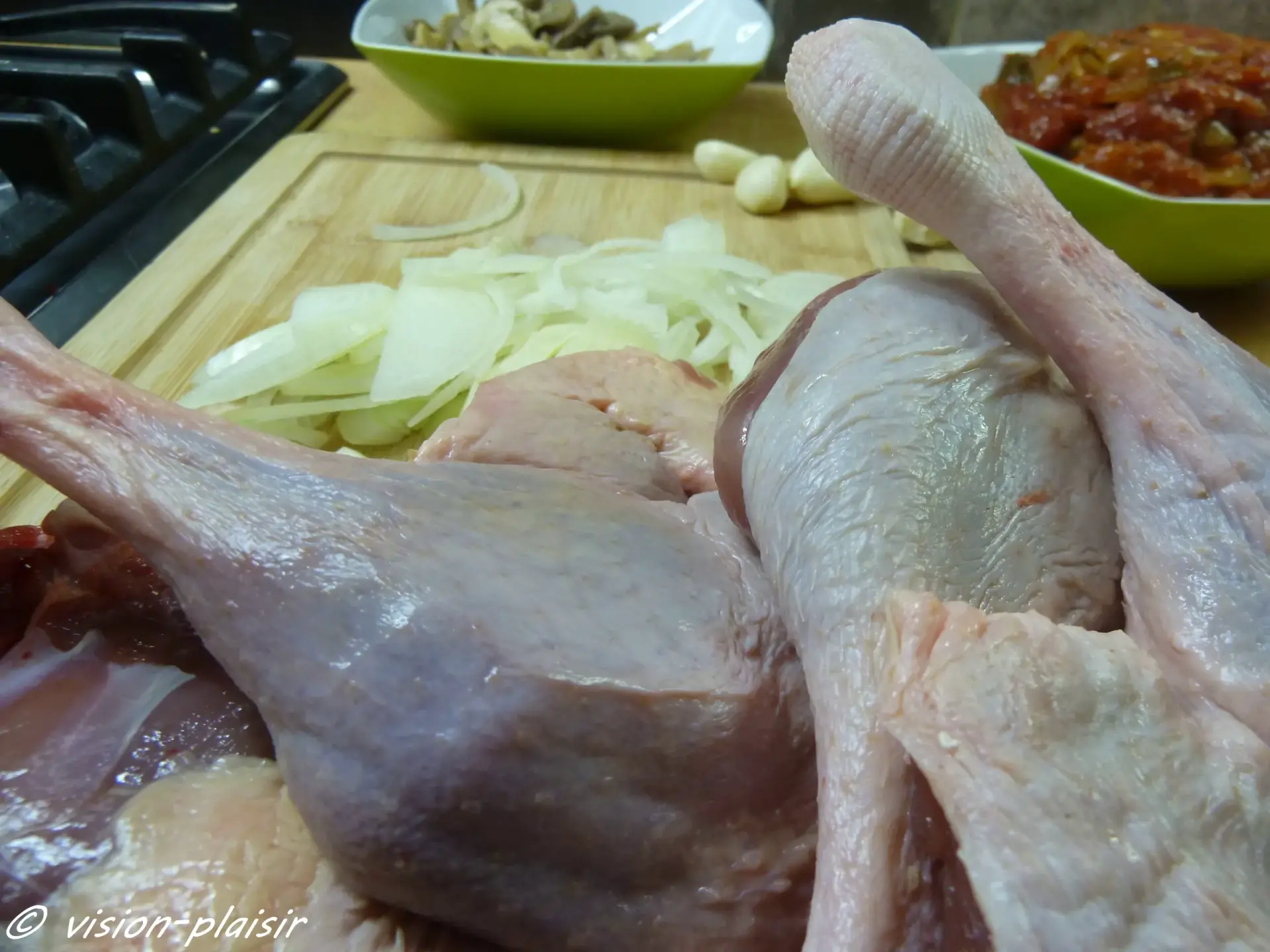 Ingredients cuisse de canard a la tomate