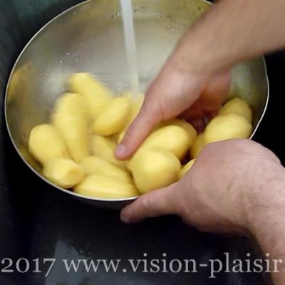 laver pommes de terre
