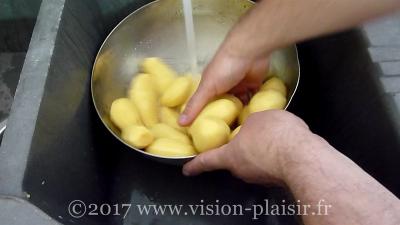 laver pommes de terre