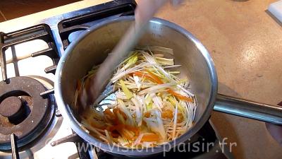 julienne de légumes