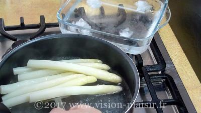 cuisson des asperges blanches