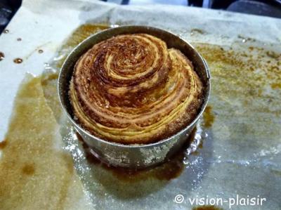 Kouign amann en cuisson