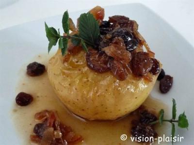 La pomme farcie au four 1