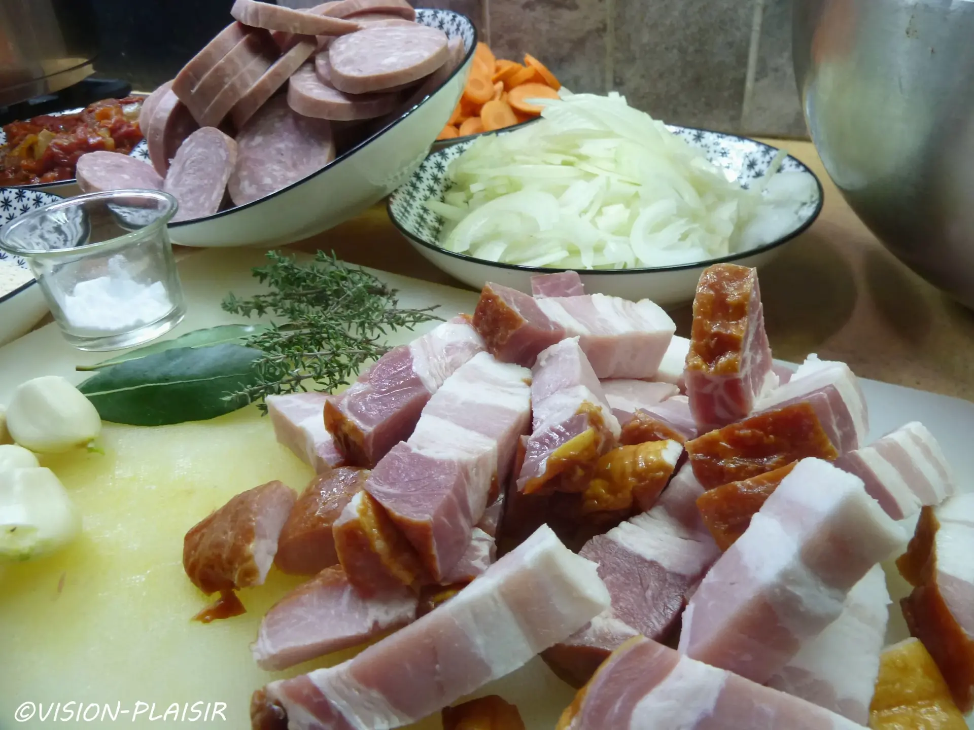 Lardons du cassoulet