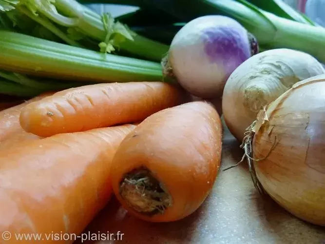 Legumes pour le bouillon de legume