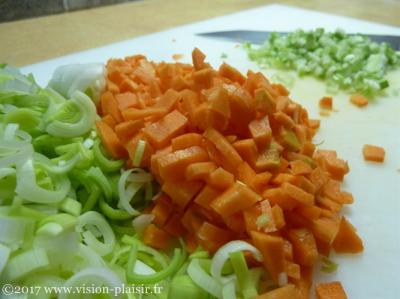 Legumes pour saumon