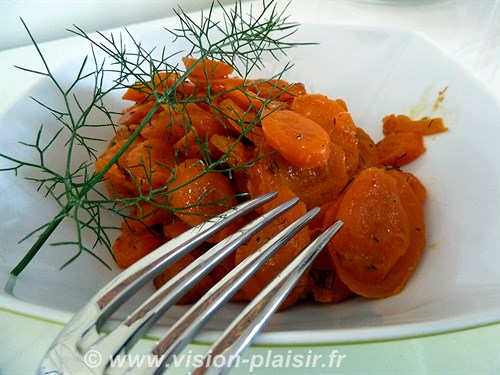 La confection des carottes à l'aneth