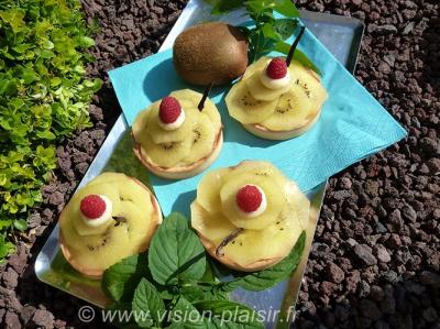 Les tartelettes aux kiwis