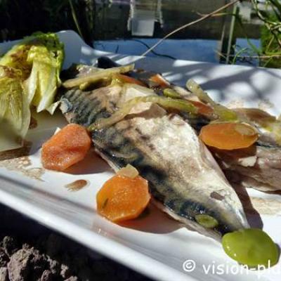 Marinade de maquereau et legumes croqunants 1