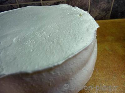 Meringue flambe nappage